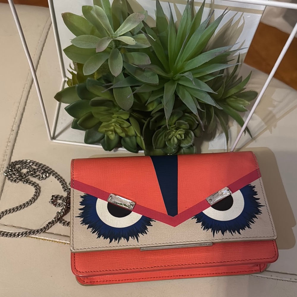Fendi crystal eye crossbody